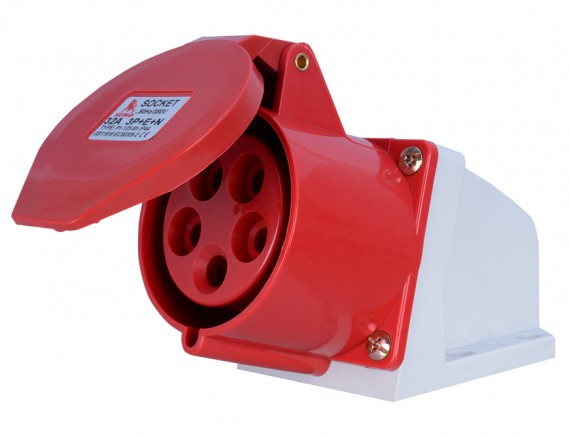 พาวเวอร์ปลั๊ก 3สาย 5ขา 32A รุ่น P1-125-6h (ตัวเมีย) SUMO